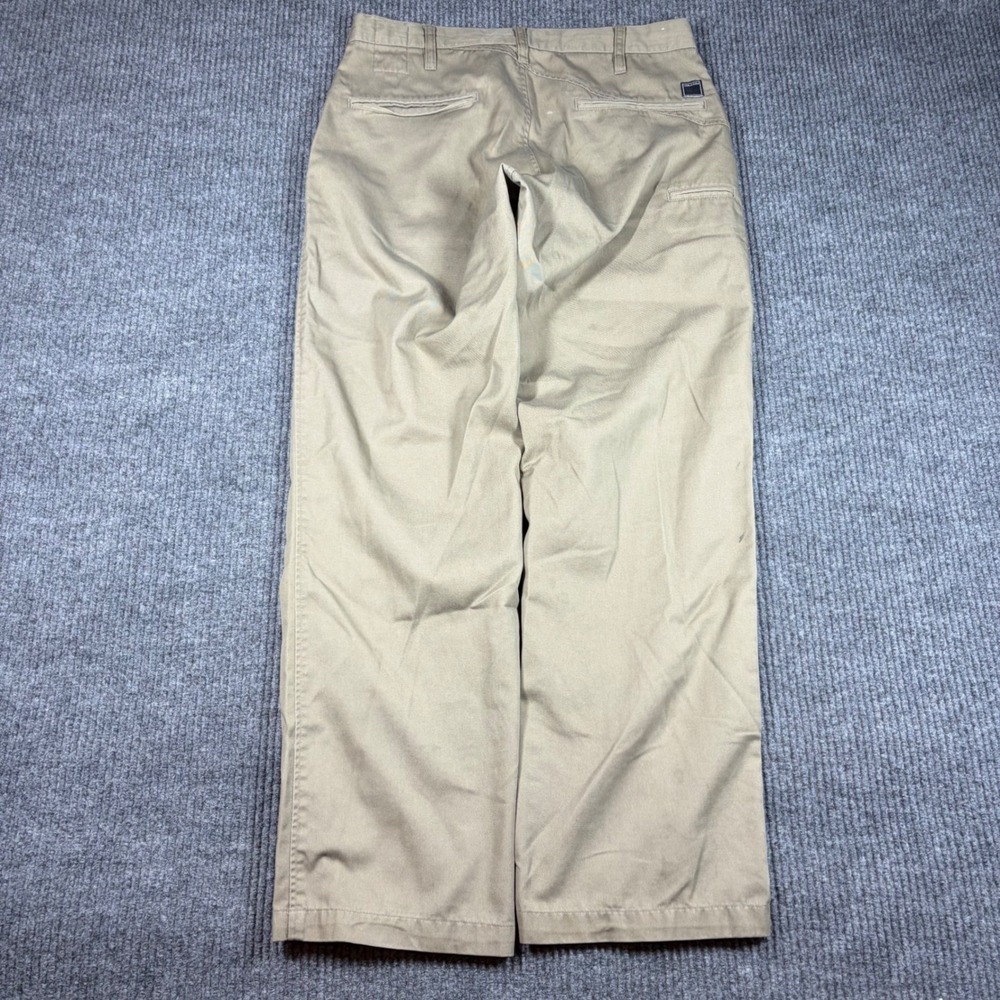 Volcom Stone Corpo Class Pants Mens 33 Chino Khaki Tan Straight Leg Skater